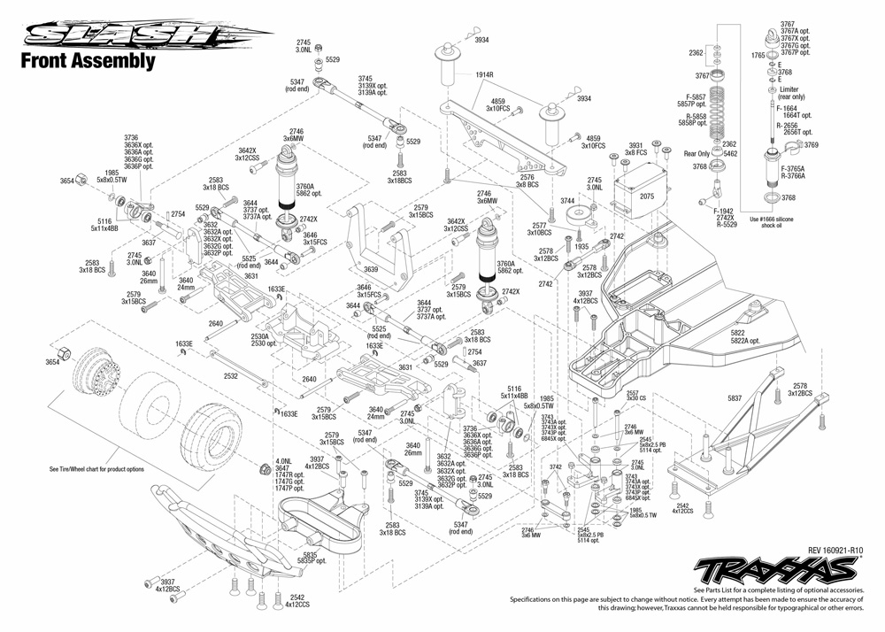 TRAXXAS VIS BTR TETE BOMBEE 2.5X5MM (6) Pièce Détachée